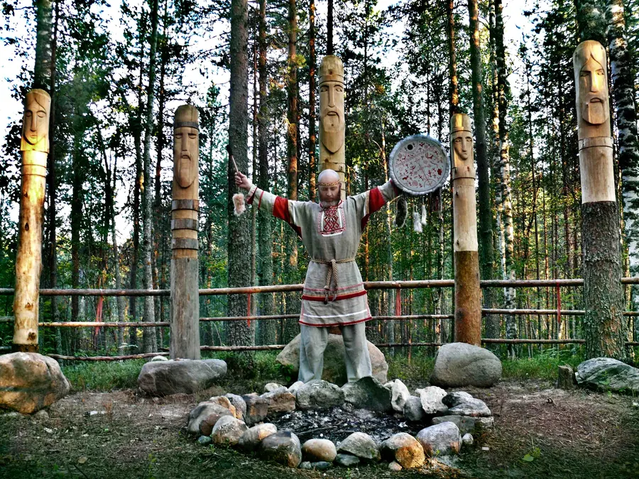 Капище Северных Ветров (шаманские мотивы) — художественная фотография Вячеслава Ларионова (серия «Капище и сакральное», 2021 г.)
